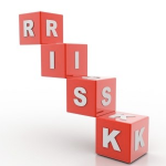 Blocks spelling out RISK